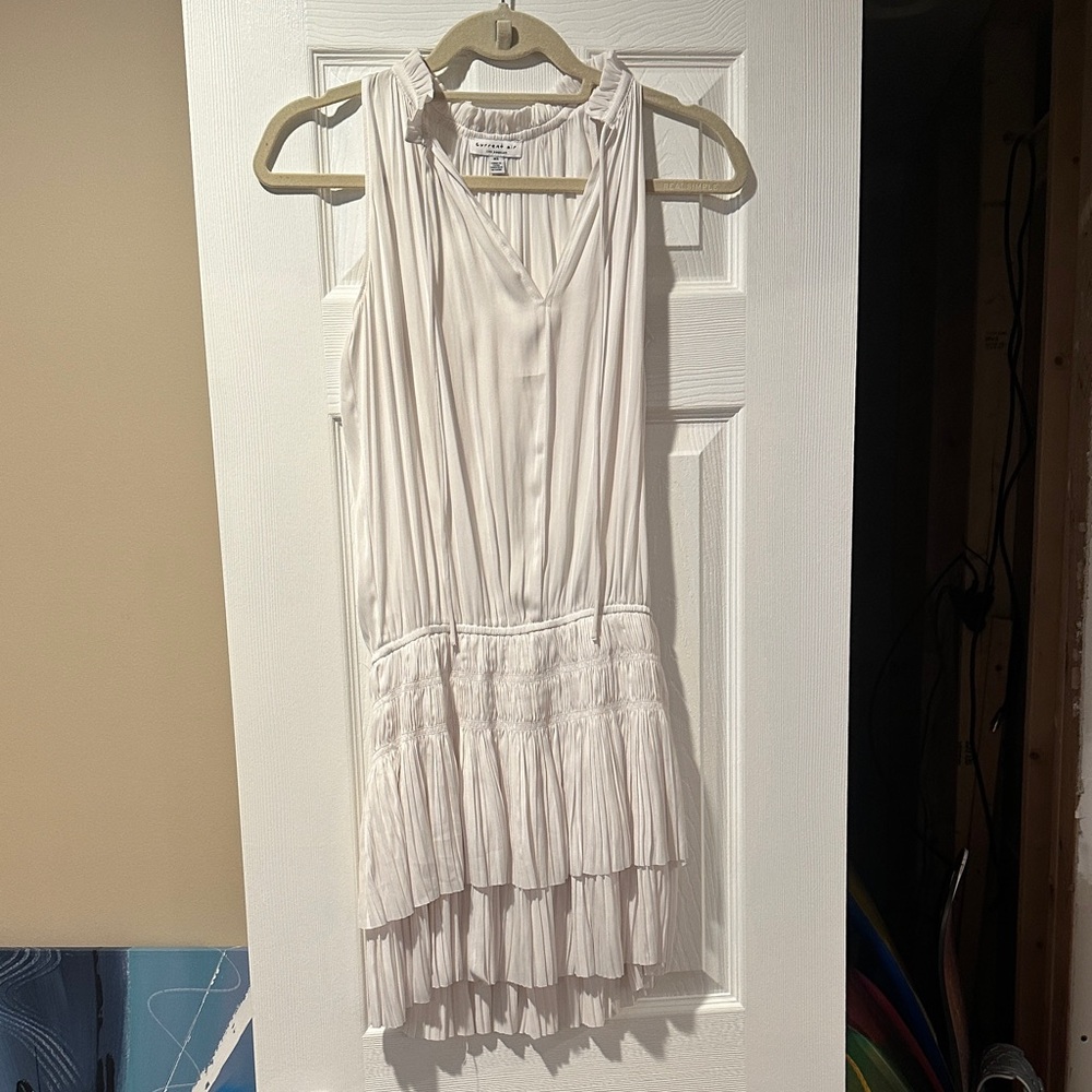 Current Air Cream Sleeveless Dress